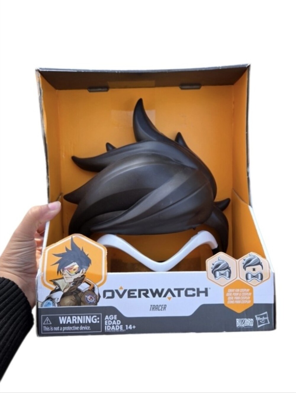 2019 Blizzard Hasbro Overwatch Tracer Roleplay Mask
